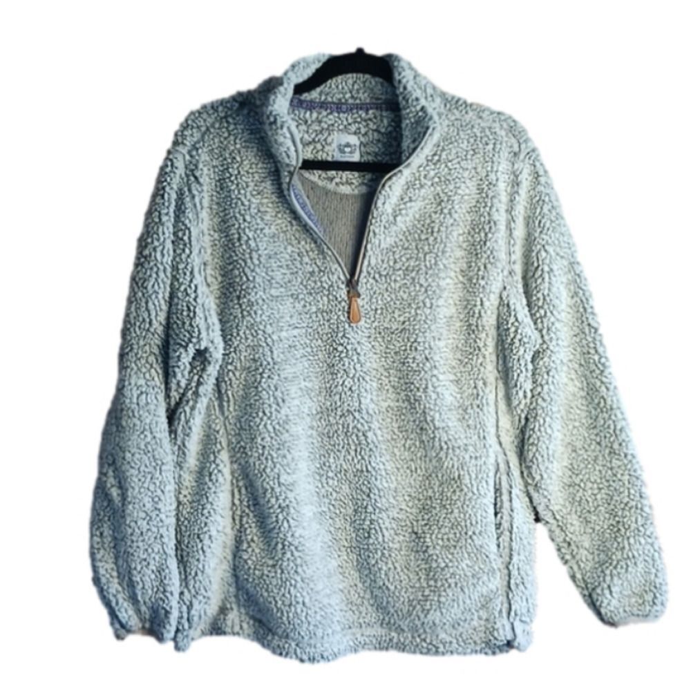 🏷5/25 Warm Fuzzy Grey Zip Up Pullover box 26